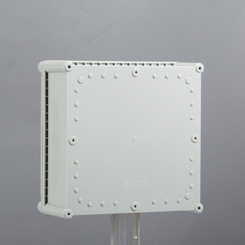 280*280*130mm Custom cutout silkscreen logo print IP66 plastic enclosure box for electrical apparatus