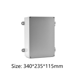 electrical die cast aluminum instrument enclosure metal junction box 340*235*115mm