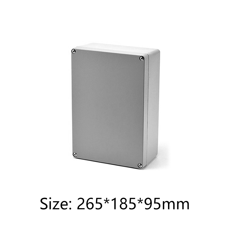manufacture custom extruded aluminum enclosure die cast aluminum enclosure 265*185*95mm