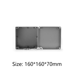 diecast aluminum enclosure aluminum housing case for electronics 160*160*70mm