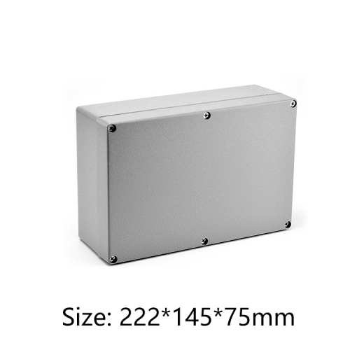 custom diecast aluminum metal stamping electronic enclosure amplifier enclosure 222*145*75mm
