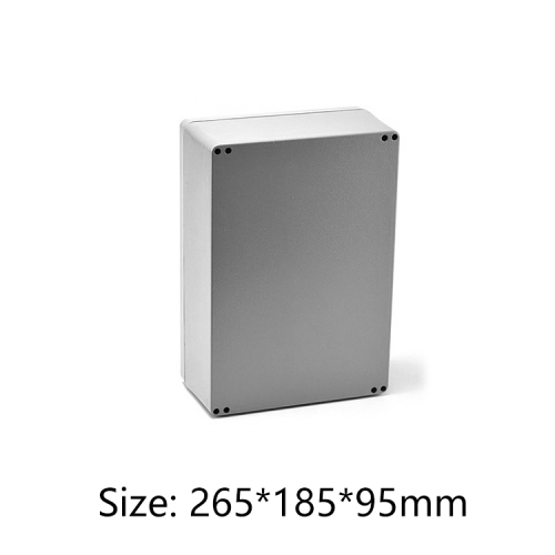 manufacture custom extruded aluminum enclosure die cast aluminum enclosure 265*185*95mm