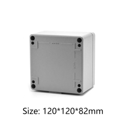 manufacture casting extruded aluminum electronic enclosure 120*120*82mm