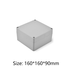 manufacture casting aluminum electronic enclosure instrument enclosure 160*160*90mm