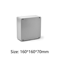 diecast aluminum enclosure aluminum housing case for electronics 160*160*70mm