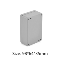 outdoor waterproof diecast aluminum box enclosure electronic enclosure housing 98*64*35mm