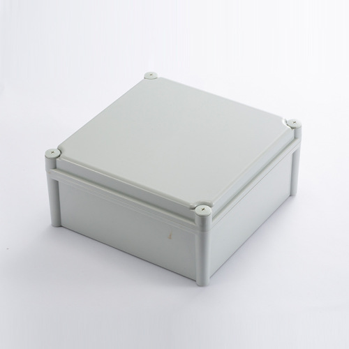 280*280*130mm Custom cutout silkscreen logo print IP66 plastic enclosure box for electrical apparatus