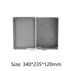 Best quality custom extruded aluminum enclosure die cast aluminum enclosure340*235*120mm