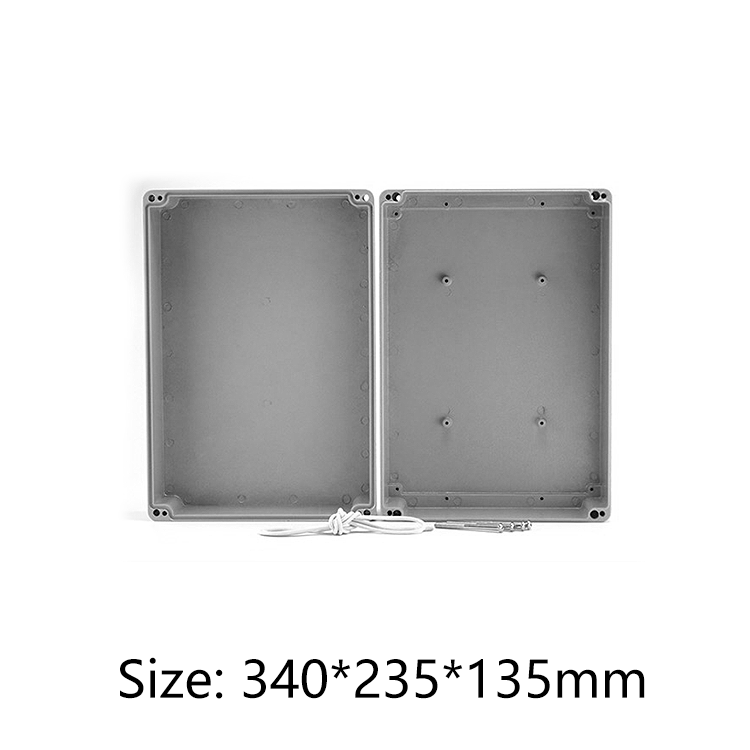 Outdoor Use IP66 Die Cast Aluminum Waterproof Project Box for Electronics 340*235*135mm