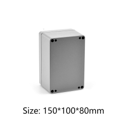 custom die cast aluminum box extrusion electrical enclosure 150*100*80mm