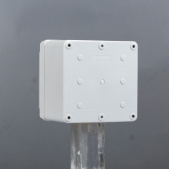 125*125*100mm Waterproof plastic box with flanges ABS plastic electrical devices instruments enclosure box housing