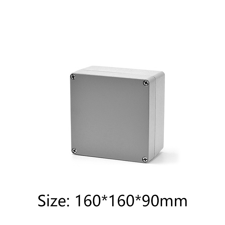 manufacture casting aluminum electronic enclosure instrument enclosure 160*160*90mm