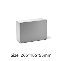 manufacture custom extruded aluminum enclosure die cast aluminum enclosure 265*185*95mm