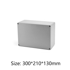 hot sale die aluminum waterproof outdoor junction enclosure manufacture 300*210*130mm