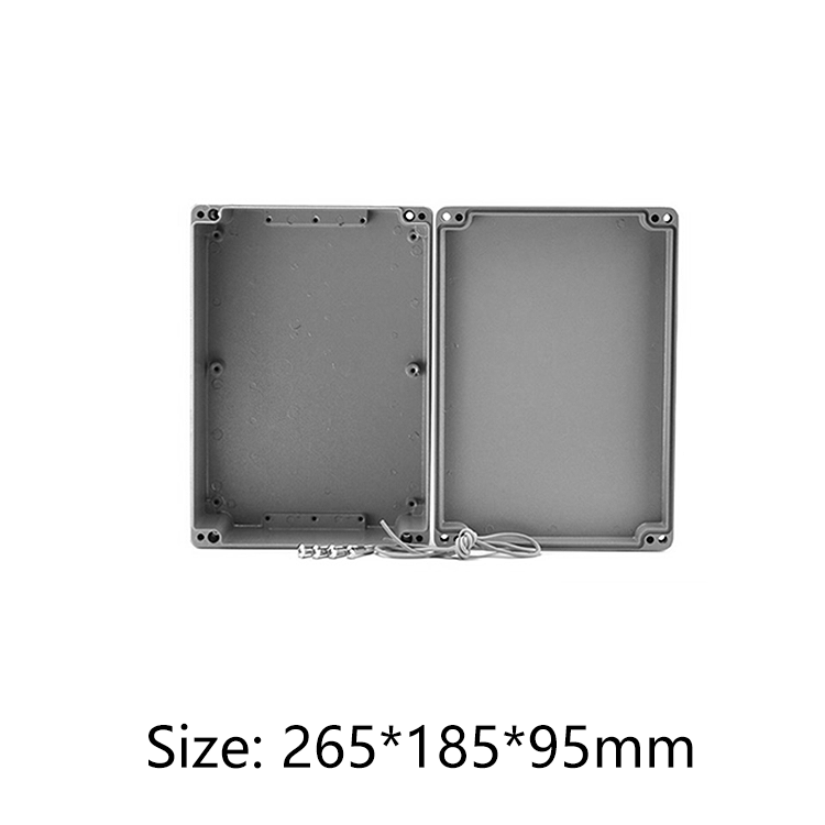 manufacture custom extruded aluminum enclosure die cast aluminum enclosure 265*185*95mm
