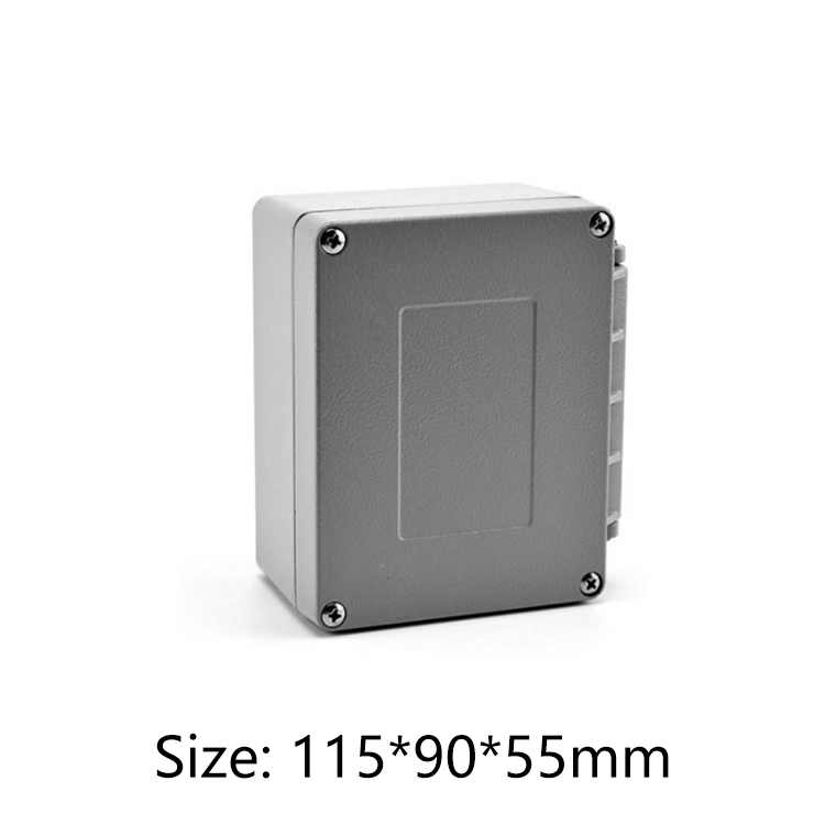 OEM Waterproof Die Casting Aluminum Electronic Enclosure 115*90*55mm