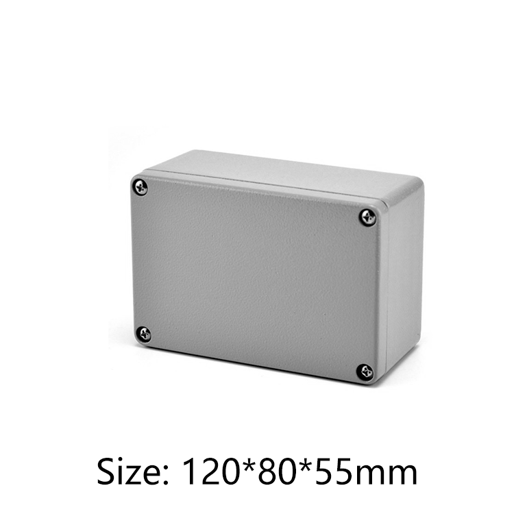 manufacture Die-casting aluminum waterproof communication telecom enclosures 120*80*55mm