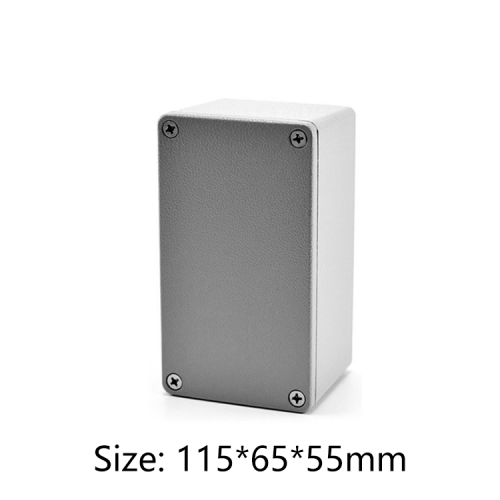 factory diecast aluminum enclosure electronic box for PCB 115*65*55mm