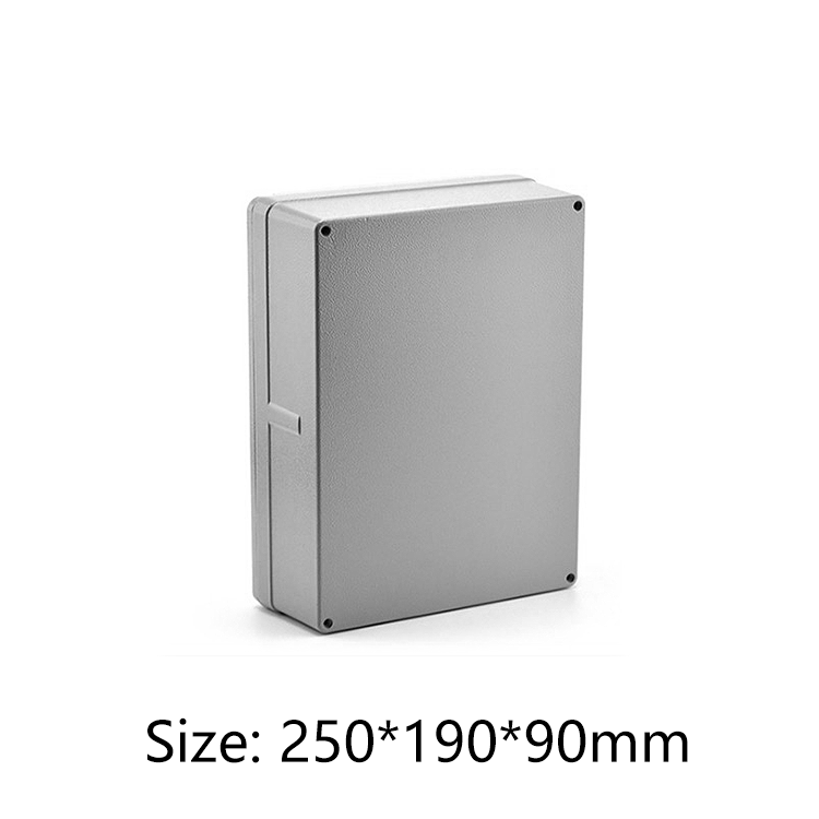 waterproof IP66 die cast aluminum enclosure for PCB metal box 250*190*90mm
