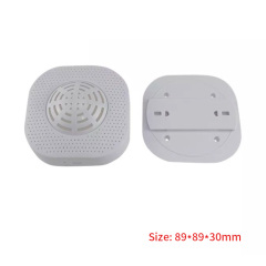 High Quality ABS Temperature Humidity Remote Detection Sensor Box Automation Detector Case Plastic Enclosure 89*89*30mm