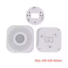 100*100*42mm New arrival Intelligent light sensitive enclosure Ceiling mounted equipment temperature humidity sensor enclosure