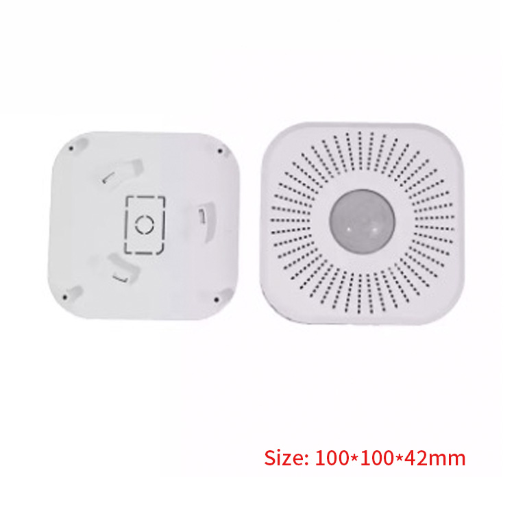 100*100*42mm New arrival Intelligent light sensitive enclosure Ceiling mounted equipment temperature humidity sensor enclosure