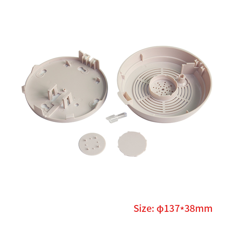 137*38mm Smart Home Plastic Smoke Detector Enclosure Fire Alarm Smoke Detector Plastic Enclosure Gas Project Box