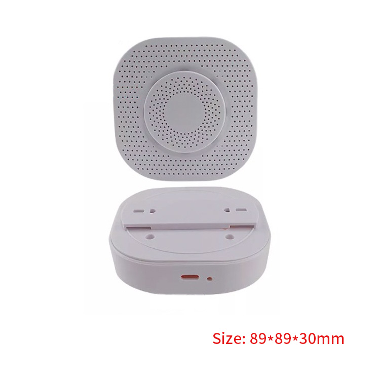 89*89*30mm Smoke sensor enclosure air humidity sensor housing universal remote control environment detector human sensor case