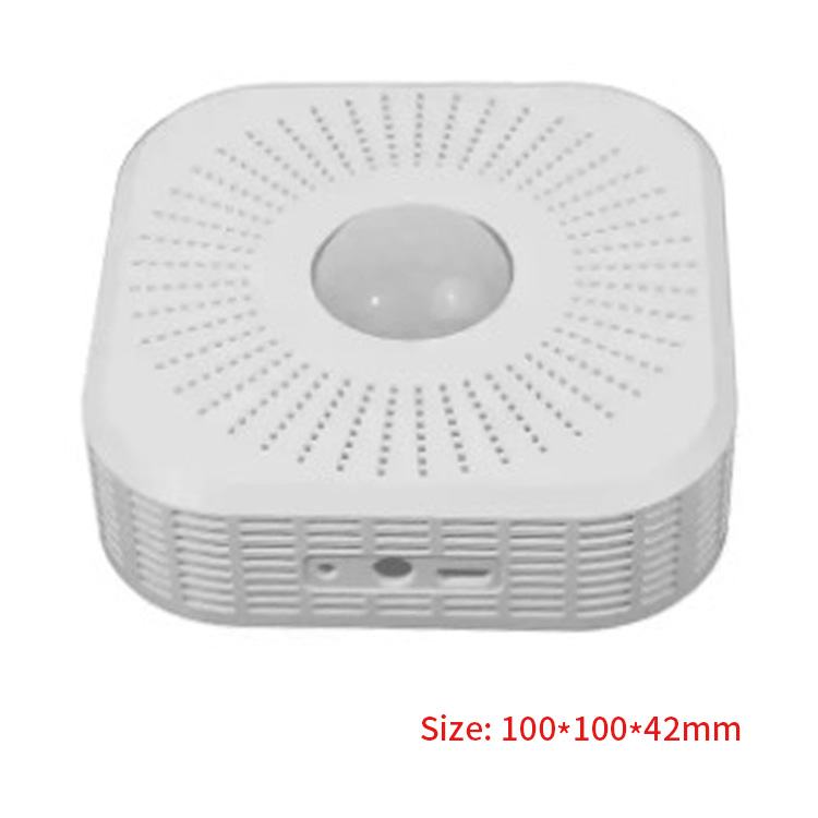 100*100*42mm New arrival Intelligent light sensitive enclosure Ceiling mounted equipment temperature humidity sensor enclosure