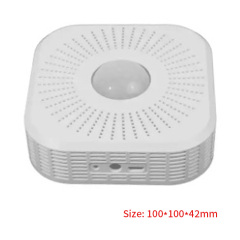 100*100*42mm New arrival Intelligent light sensitive enclosure Ceiling mounted equipment temperature humidity sensor enclosure