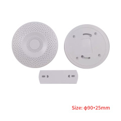 95*25mm Smart home enclosure Ceiling smoke sensor humidity enclosure plastic housing round project case