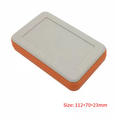 112*70*23mm plastic waterproof handheld enclosure with battery holder for control devices