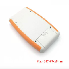 147*87*25mm new product abs plastic waterproof handheld enclosure with battery holder