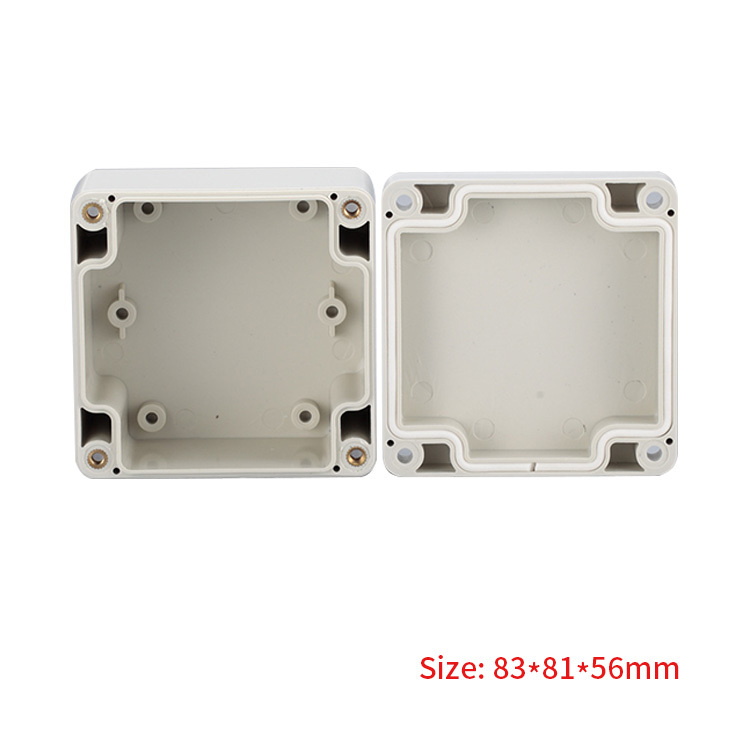 83*81*56mm ABS Plastic Enclosure Waterproof Plastic Project Box Electronic box For PCB Design Junction Box