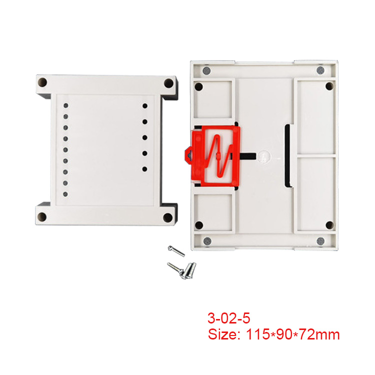 Din Rail mount box enclosure PLC control box