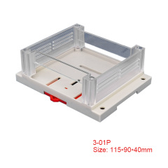 Din rail mount ABS plastic box PLC control box