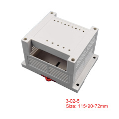 Din Rail mount box enclosure PLC control box