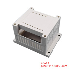 Din Rail mount box enclosure PLC control box