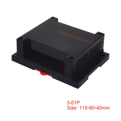 Din rail mount ABS plastic box PLC control box