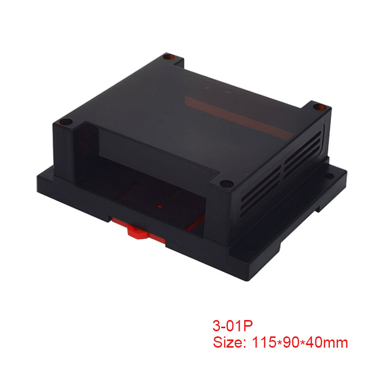 Din rail mount ABS plastic box PLC control box