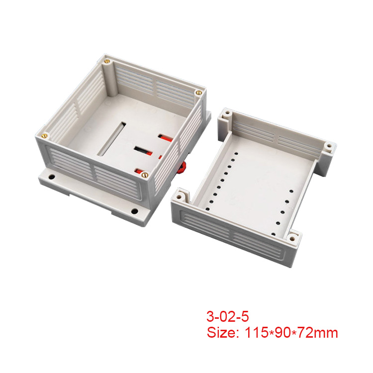 Din Rail mount box enclosure PLC control box