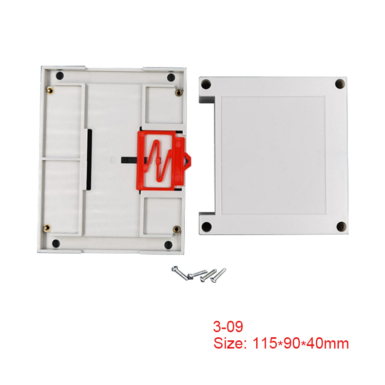 Din rail abs plastic box Plc enclosure