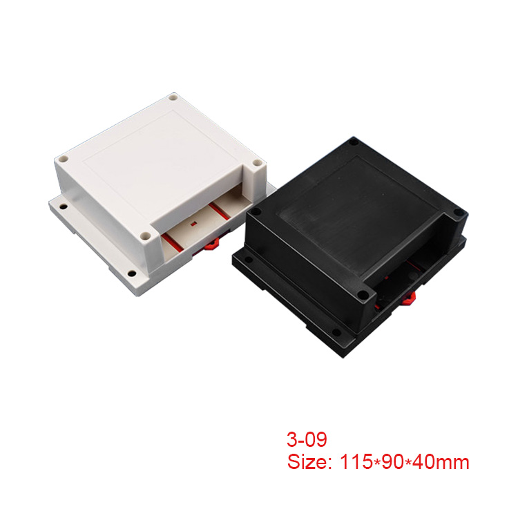 Din rail abs plastic box Plc enclosure