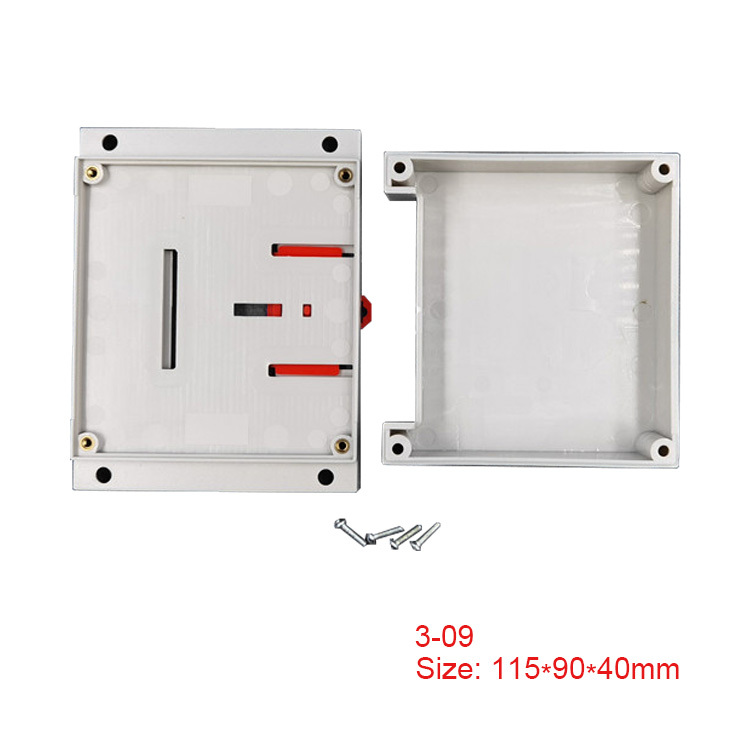 Din rail abs plastic box Plc enclosure