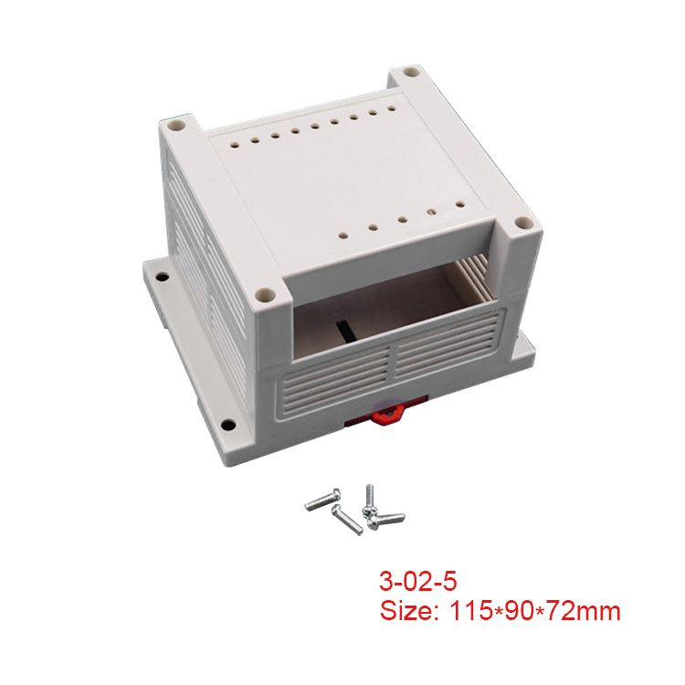 Din Rail mount box enclosure PLC control box