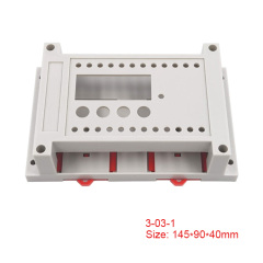 Din Rail mount box ABS Plastic enclosure control box