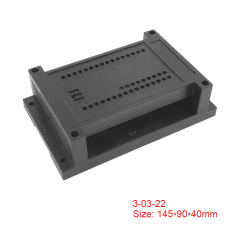 Din Rail mount case ABS Plastic enclosure connection box