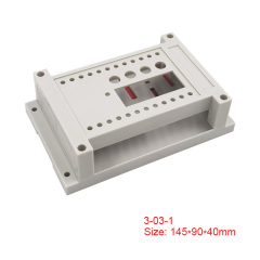 Din Rail mount box ABS Plastic enclosure control box