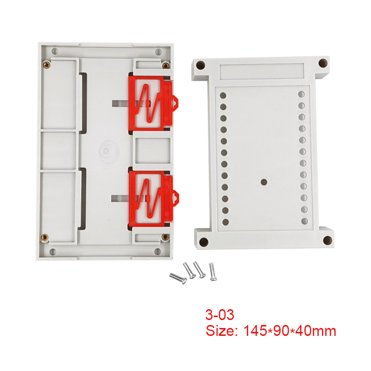 Din Rail box ABS Plastic enclosure electronics enclosure for terminal blocks,circuit breakers