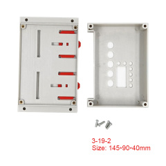 Din Rail mount case ABS Plastic Circuit breaker enclosure